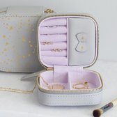 Sieraden Doos - Grijs met Gouden Sterren
