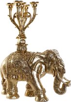 Kroonkandelaar DKD Home Decor Hars Olifant (52 x 20 x 65 cm)