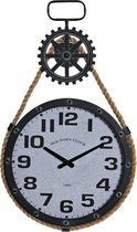 Muurklok DKD Home Decor industrial Touw Ijzer (44 x 8 x 73 cm)