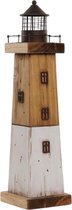 Decoratieve figuren DKD Home Decor Koplamp Paulownia hout (9 x 9 x 34 cm)