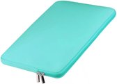 Laptop Sleeve voor Acer Chromebook - hoes - extra bescherming - spatwaterbestendig - 13 inch Met Ritssluiting - ( Mint groen )