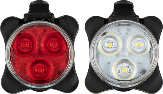 Set d'éclairage de Éclairage de vélo à LED Get & Go rechargeable - TRI- LED 45 -