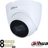 Dahua 4K IP camera - 2.8mm lens - Starlight - SD-kaart slot - microfoon - HDW2831-T-AS-S2