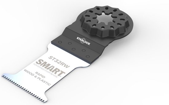 SMART Blades PRO Rapid Wood Invalzaagblad - Voor Oscillerende Multitool - 32mm - Voor extreem snel zagen in hout & kunststof