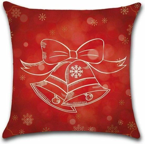 Sierkussen Kerst - Snor - Sierkussen - Kerst - 45x45 cm - Sierkussen - Polyester