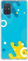 Smartphonebooster Telefoonhoesje - Back Cover - Geschikt Voor Samsung Galaxy A71 - Blue En Blue