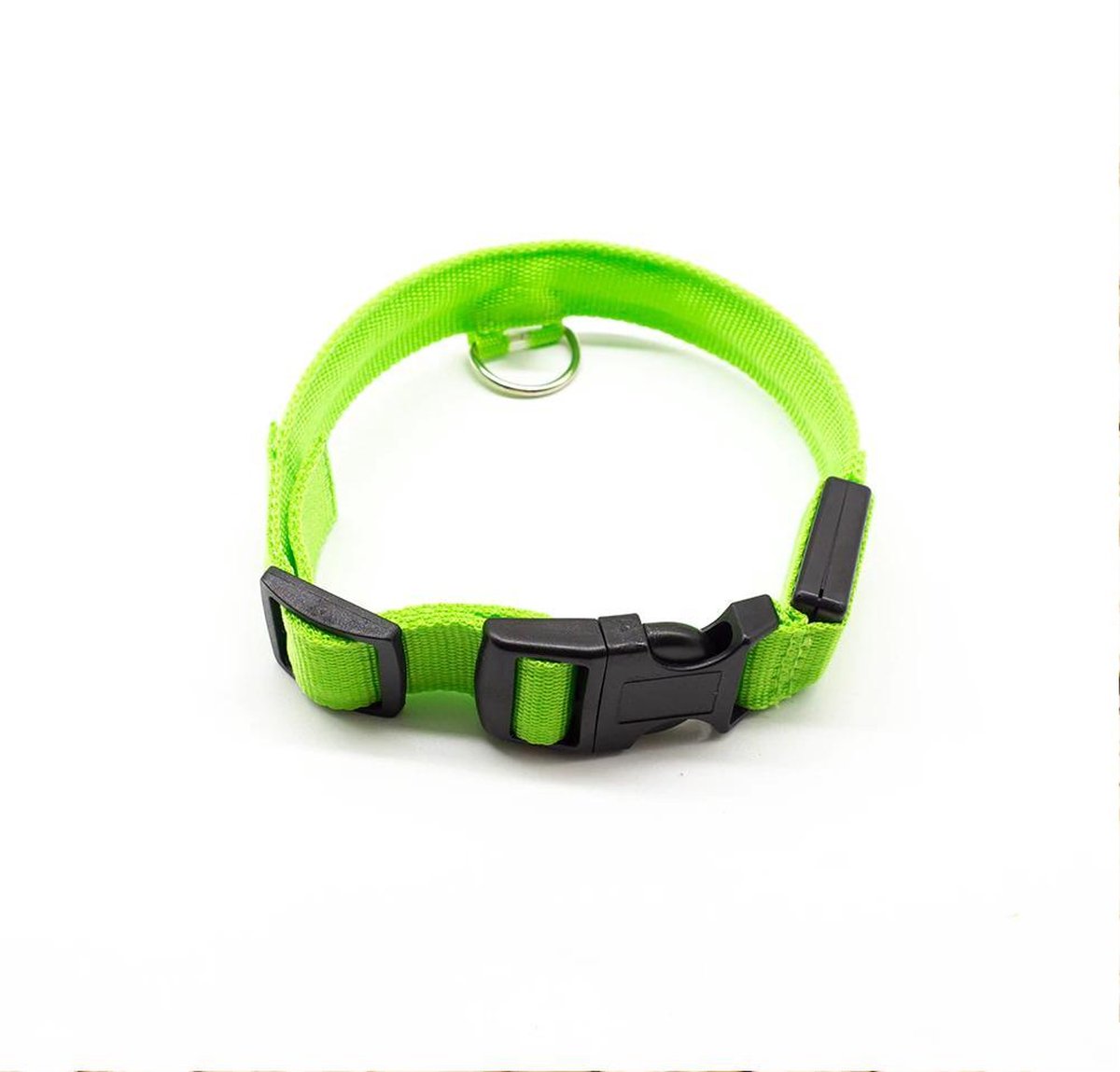 Halsband LED Maat S 34 41 cm USB Oplaadbaar Hondenhalsband Puppy Riem Groen Hond...