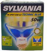 Sylvania Hi-Spot ESD 63 Technic Blue GZ10 50 Watt