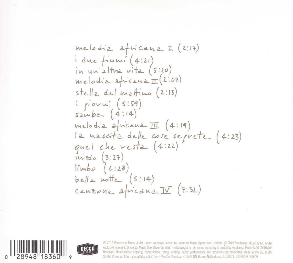 Ludovico Einaudi - I Giorni (CD), Ludovico Einaudi | CD (album ...