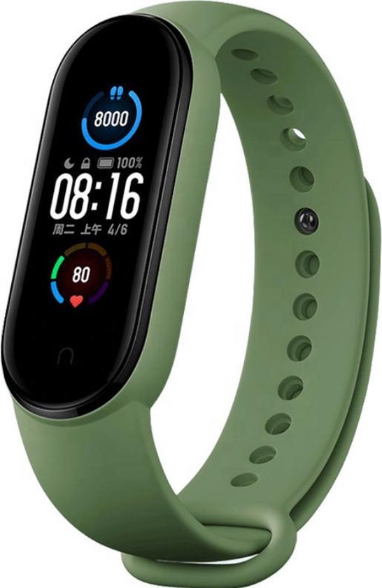 E&CT Trading Groen Smartwatch M6 Fitbit Temperatuurmeter