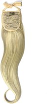 Remy Human Hair Extensions Ponytail straight blond 60/SS