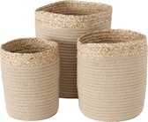 Dulaire Zeegras Mand Beige 3 st. - Ø 26 cm