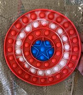 Fidget Toys- Popit - pop it - XXL - Mega - Captain America - Marvel - 27cm