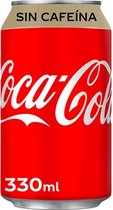 Verfrissend drankje Coca-Cola Cafeïnevrij (33 cl)