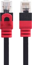 Bol.com By Qubix internetkabel - 0.5m REXLIS cat 6 Ultra dunne Flat Ethernet netwerk LAN kabel (1000Mbps) - Zwart - UTP kabel - ... aanbieding
