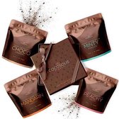 Exfoliërende  Reiniger Luxury Coffee Scrub Box Cocosolis (4 x 70 ml)