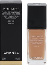 CHANEL VITALUMIÈRE FLUIDE SPF15 FOUNDATION - 45 ROSE