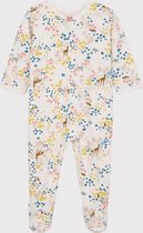 Petit Bateau pyjama molton bloemetje – 6m
