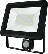 Spectrum - LED schijnwerper met sensor - 50W IP44 - 3000K - warm wit licht - 3 jaar garantie