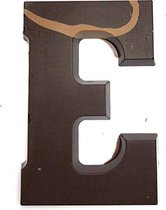 Joe & Mien Ambachtelijke Chocolade letter 'E' - Puur - 1 x 200 gram