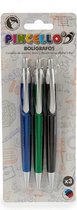 Pen Metaal (3 Onderdelen) (1,5 x 20 x 8 cm)