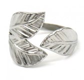 Ring-Blad-Verstelbaar-roestvrij staal-zilverkleurig-Ringmaat 17-19-Musthaves