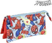 Schoolpennenzak Spiderman Blauw