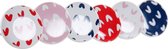 Deurknop DKD Home Decor Hartjes Metaal Keramiek (6 pcs)