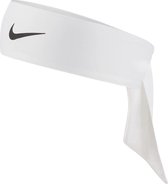 Nike Nike Head Tie 4.0 Headband  Hoofdband (Sport) - Maat One size  - Unisex - wit/zwart