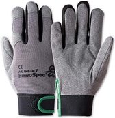 Handschoen Rewospec 646, Maat 10 Synthetisch Leder Grijs Zwart