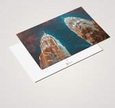 Cadeautip! Luxe Architectuur ansichtkaarten set 10x15 cm | 24 stuks