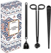 HN® 3-in-1 kaars-accessoireset | kaarsenmorsnijder | kaars dimmer set |  geschenkpakket voor kaarsenliefhebbers