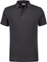 Santino Ricardo Polo-shirt korte mouwen - 5XL - Antraciet - Geen bedrukking