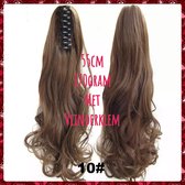 Paardenstaart Extensions met haarklem ponytail haarstuk op klem #10