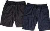 Herenshorts korte broek marineblauw maat M