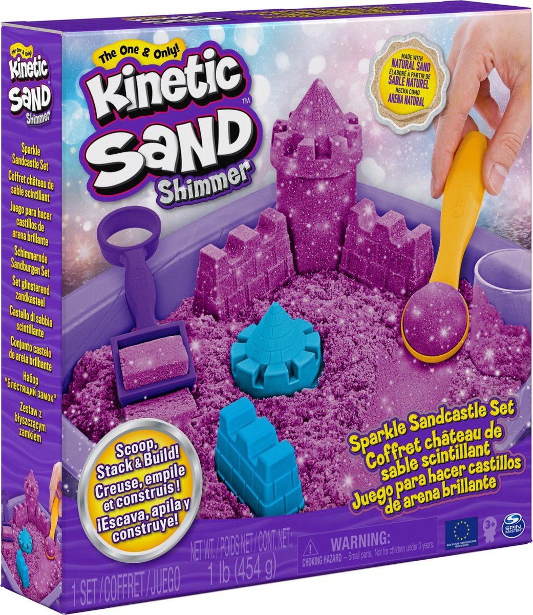 Kinetic sand - sable magique - coffret delices glaces parfume 454g