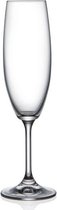 Vlak glas voor champagne en cava Lara Kristal (220 cc) (6 pcs) (200 cc)