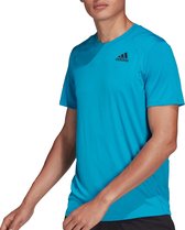 adidas adidas Club 3-Stripes T-shirt  Sportshirt - Maat S  - Mannen - aquablauw/zwart