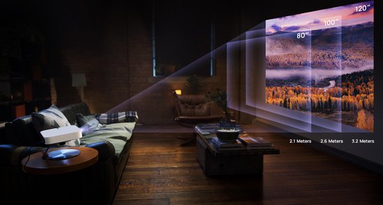 XGIMI Elfin - Smart Beamer - Full HD - Handzame Thuis Projector - Ingebouwde Chromecast - Android TV - Harman-Kardon Speakers