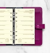 Filofax Personal 2022 ag.inh.1 week per pagina cotton cream