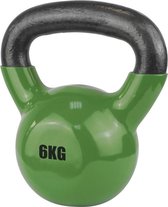 Urban Fitness Kettlebell 6 Kg Staal/vinyl Zwart/groen