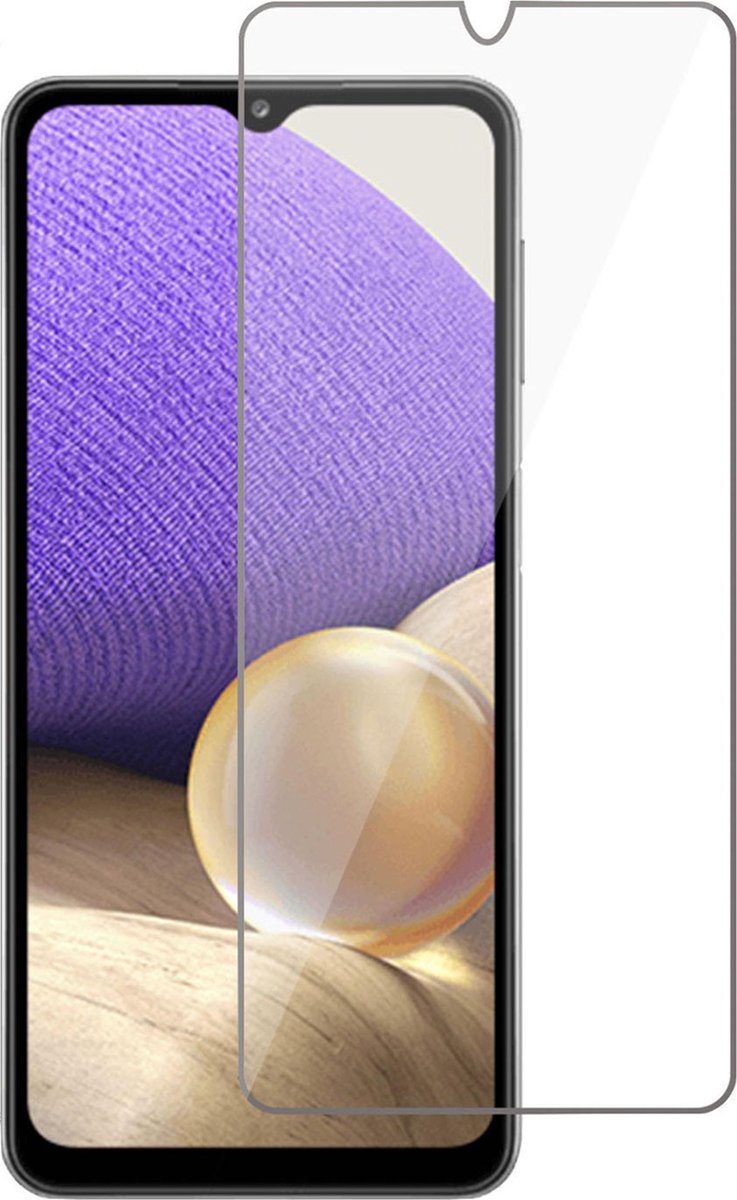 Screenprotector geschikt voor Samsung Galaxy A32 5G - Beschermglas Screen Protector Glas
