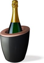 DEMI Mix - Design Champagnekoeler / Wijnkoeler - Italian Design - Zonder ijs, met Ice Packs - Zwart / Koper