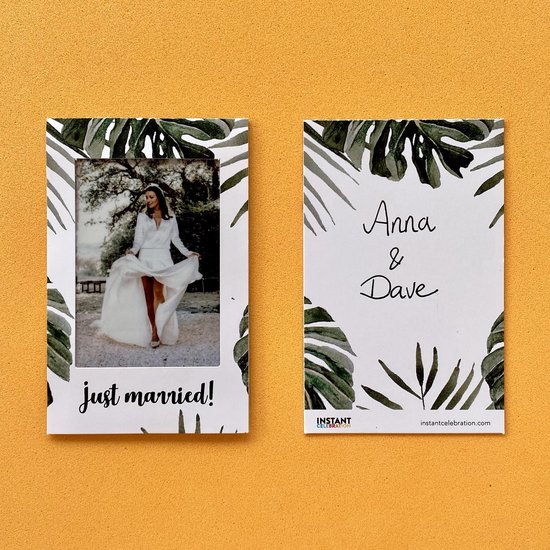 Instant Celebration - MINI - instant foto stickerframe - just married