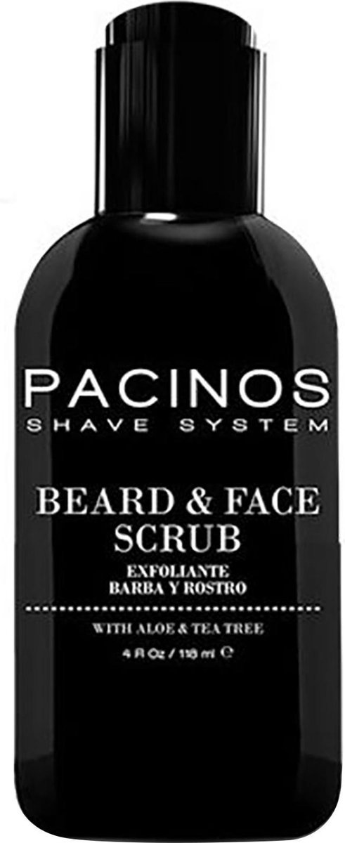 Pacinos - Beard & Face Scrub - With Aloë Vera & Tea Tree - 118 ml