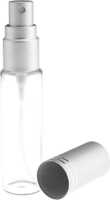 Sprayflesje 10ml Helder 1st - Glas - Navulbaar - Doorzichtig Spray Flesje Leeg