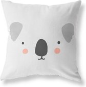 KNUSSEN Dierencollectie - Kussen Koala | Grijs - 40cm x 40cm, Hoes