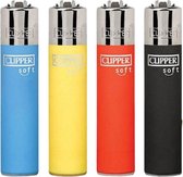Clipper Soft Touch - Clipper - Clipper aansteker - Clipper lighter - navulbaar / hervulbaar - 8 stuks