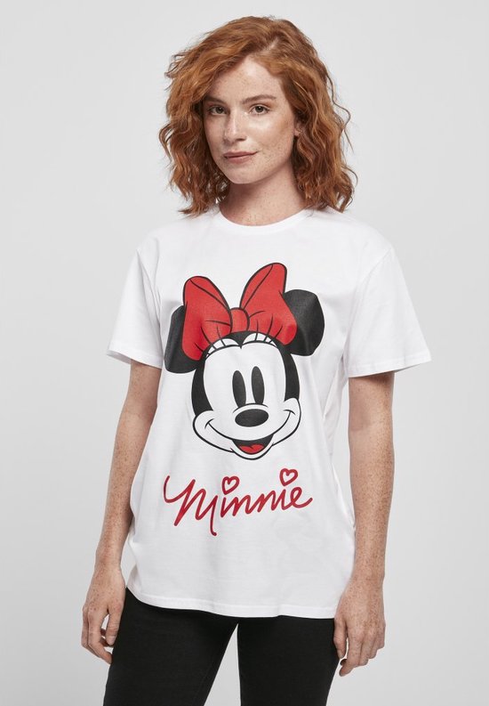 Geavanceerd Medaille Toelating Merchcode Mickey Mouse Dames Tshirt -L- Minnie Mouse Wit | bol.com