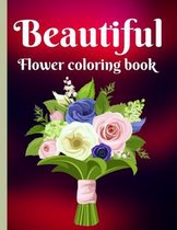 Beautiful Flower Coloring Book
